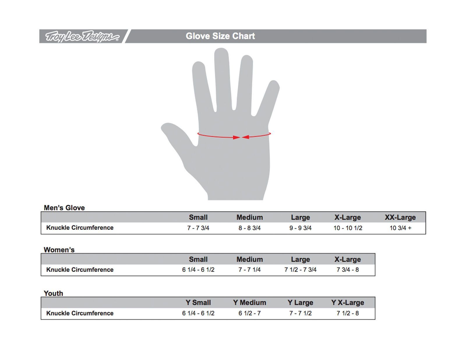 TroyLee Designs Air Glove Solid, red - Bild 3