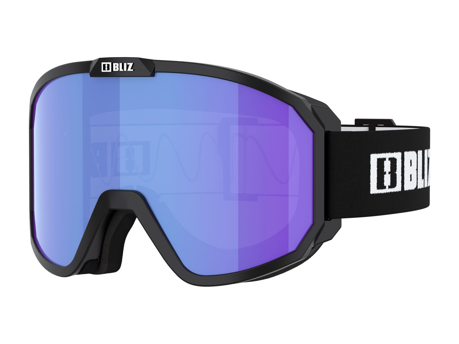 Bliz Rave, Light Orange/Blue Multi / matt black - Bild 1