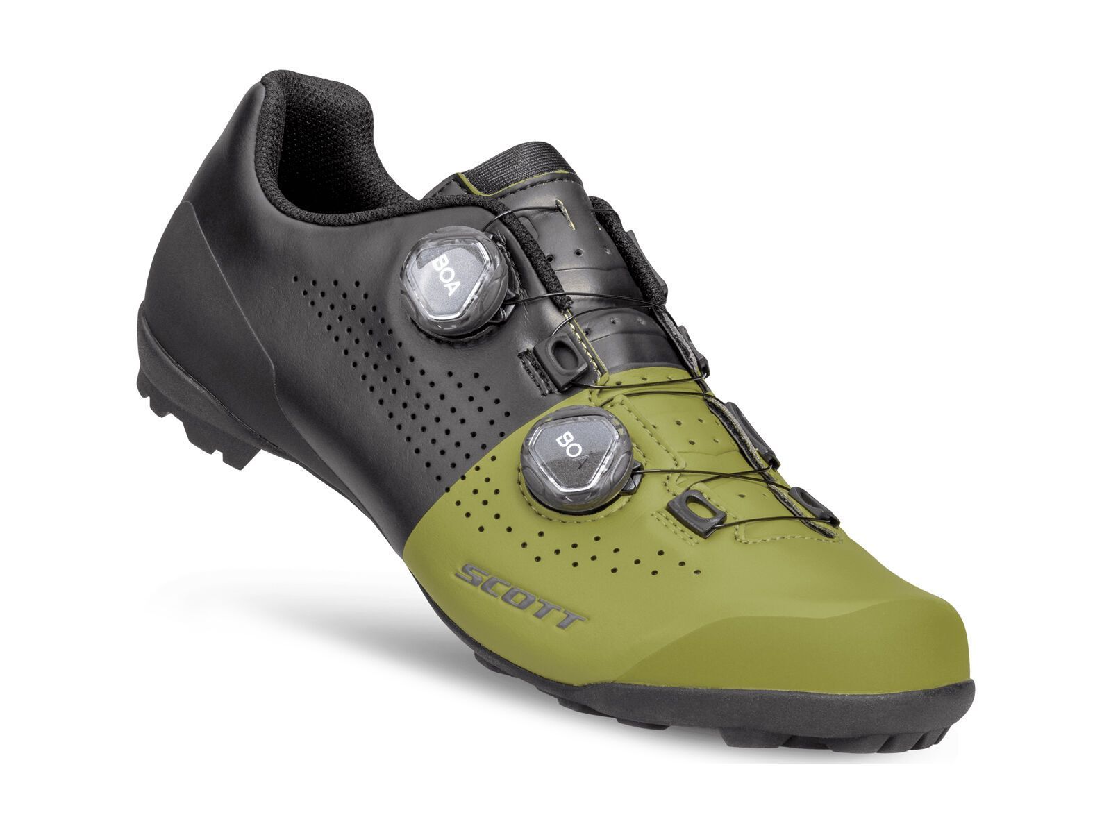 Scott Gravel Tuned Shoe, matt black/savanna green - Bild 1