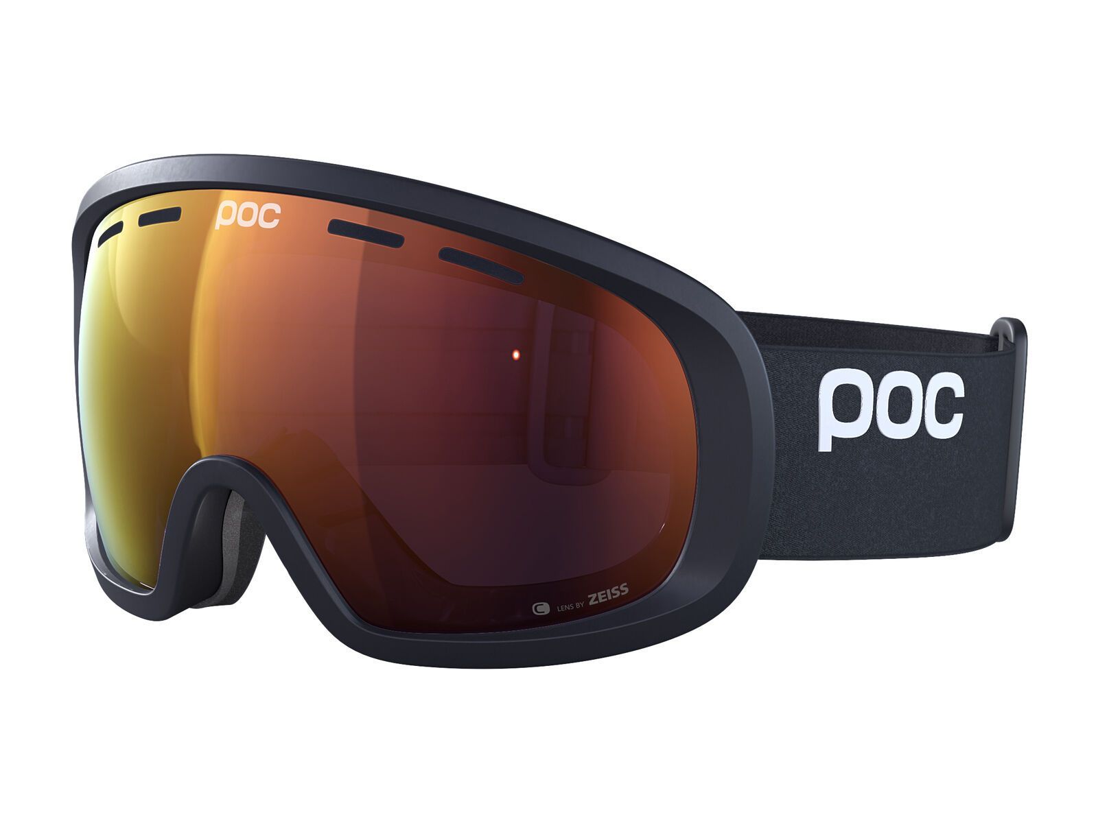 POC Fovea Mid Clarity - Spektris Orange, uranium black - Bild 1