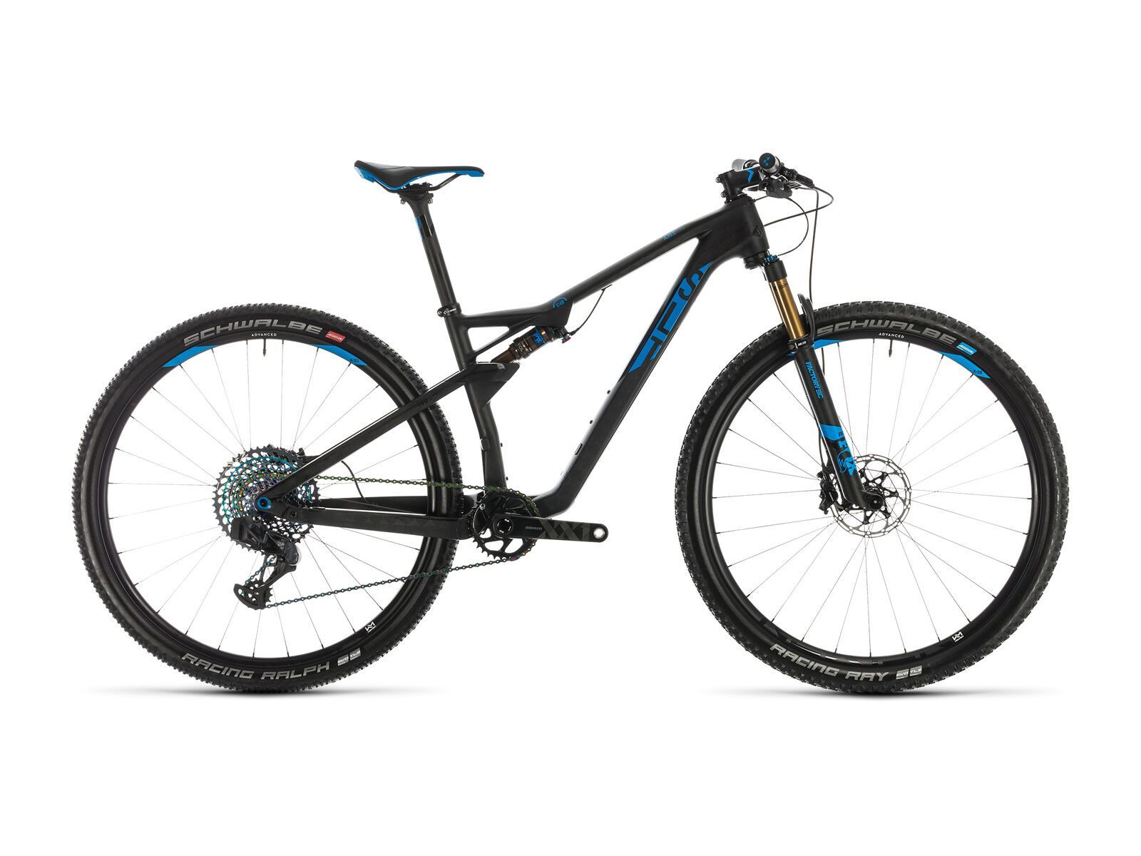 Cube AMS 100 C:68 SLT 29, carbon´n´blue - Bild 1