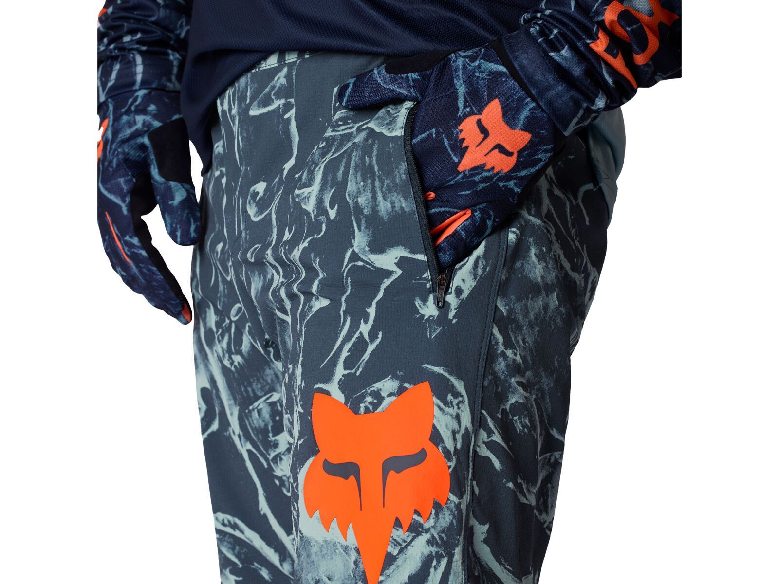 Fox Ranger Pant Image Print, arctic blue - Bild 6