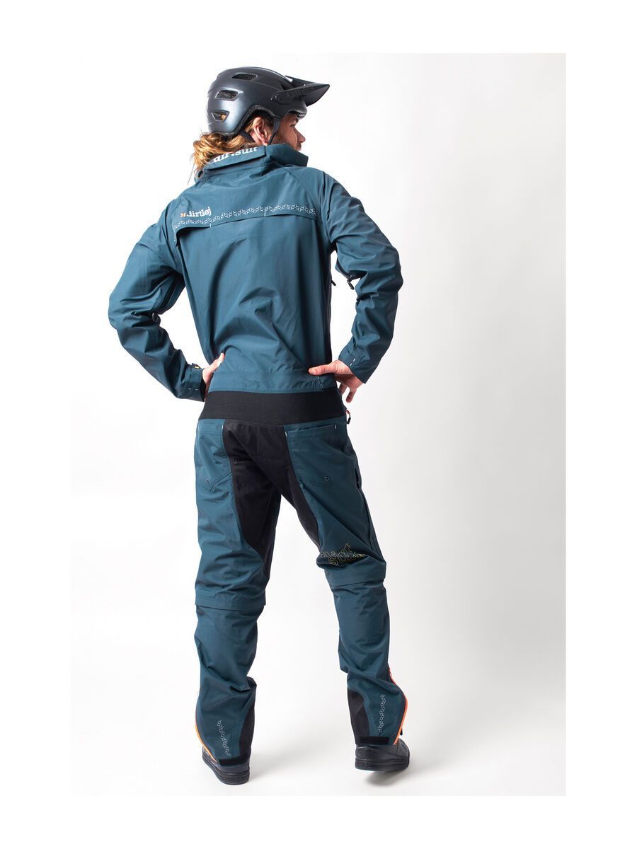 dirtlej DirtSuit Core Edition, steel blue/orange - Bild 5