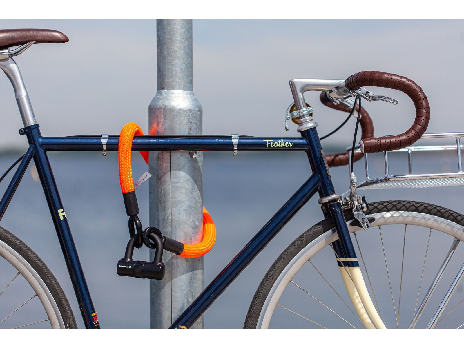 Tex-Lock Eyelet S 80 cm + U-Lock, orange - Bild 16