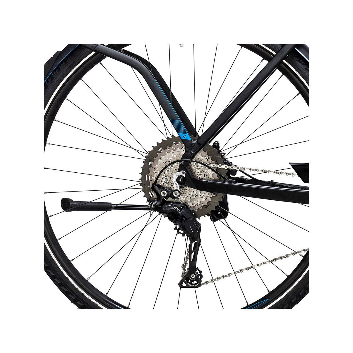 Cube Touring Hybrid SL 500, black´n´flashblue - Bild 4