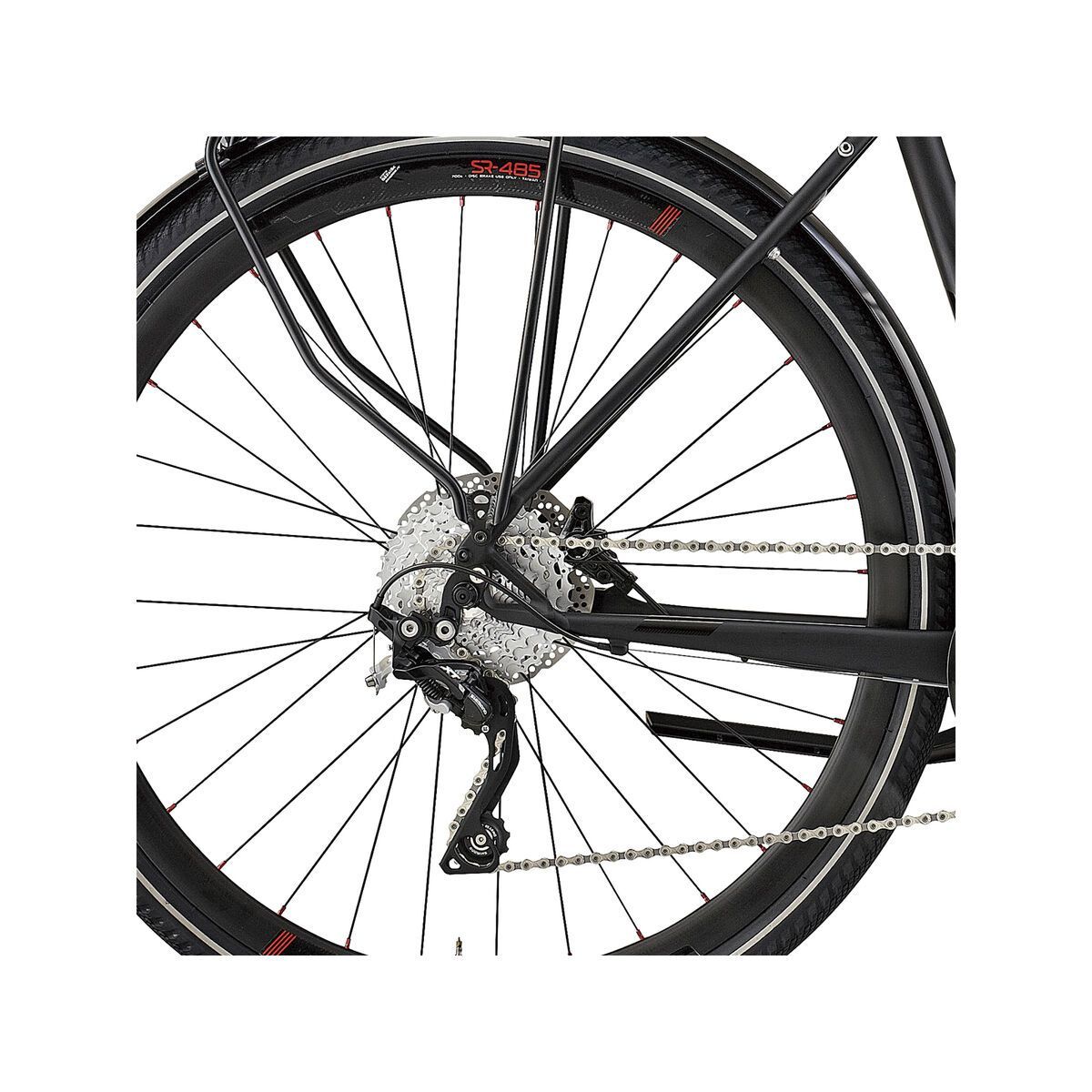Specialized Crossover Expert Disc, Satin/Gloss Black/Red - Bild 4