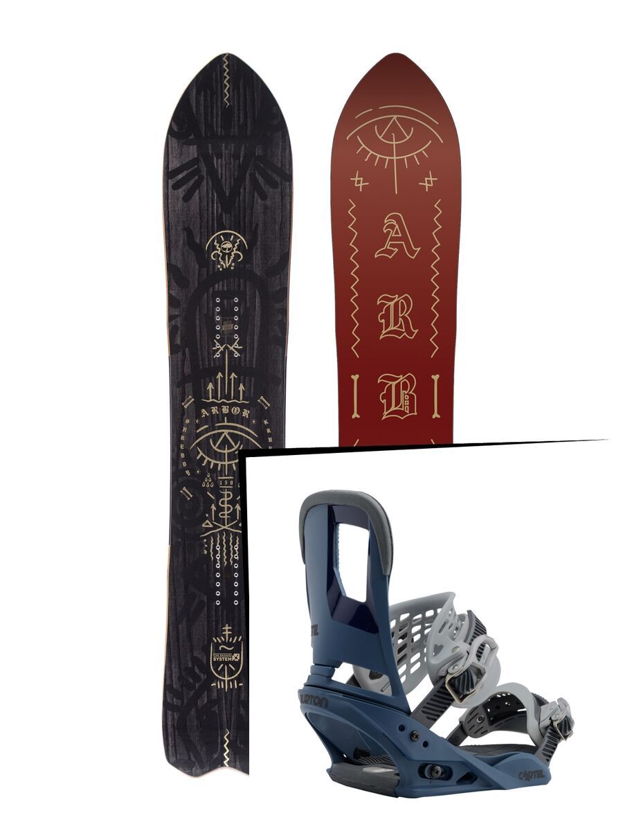 Set: Arbor Shreddy Krueger 2017 + Burton Cartel (1712706S) - Bild 1