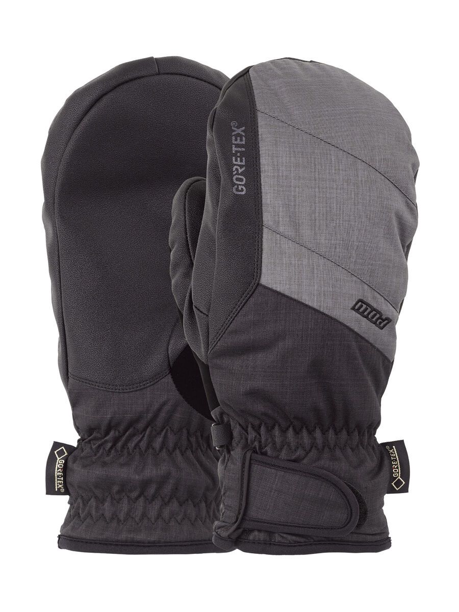 POW Gloves Warner Gore-Tex Short Mitt, charcoal - Bild 1