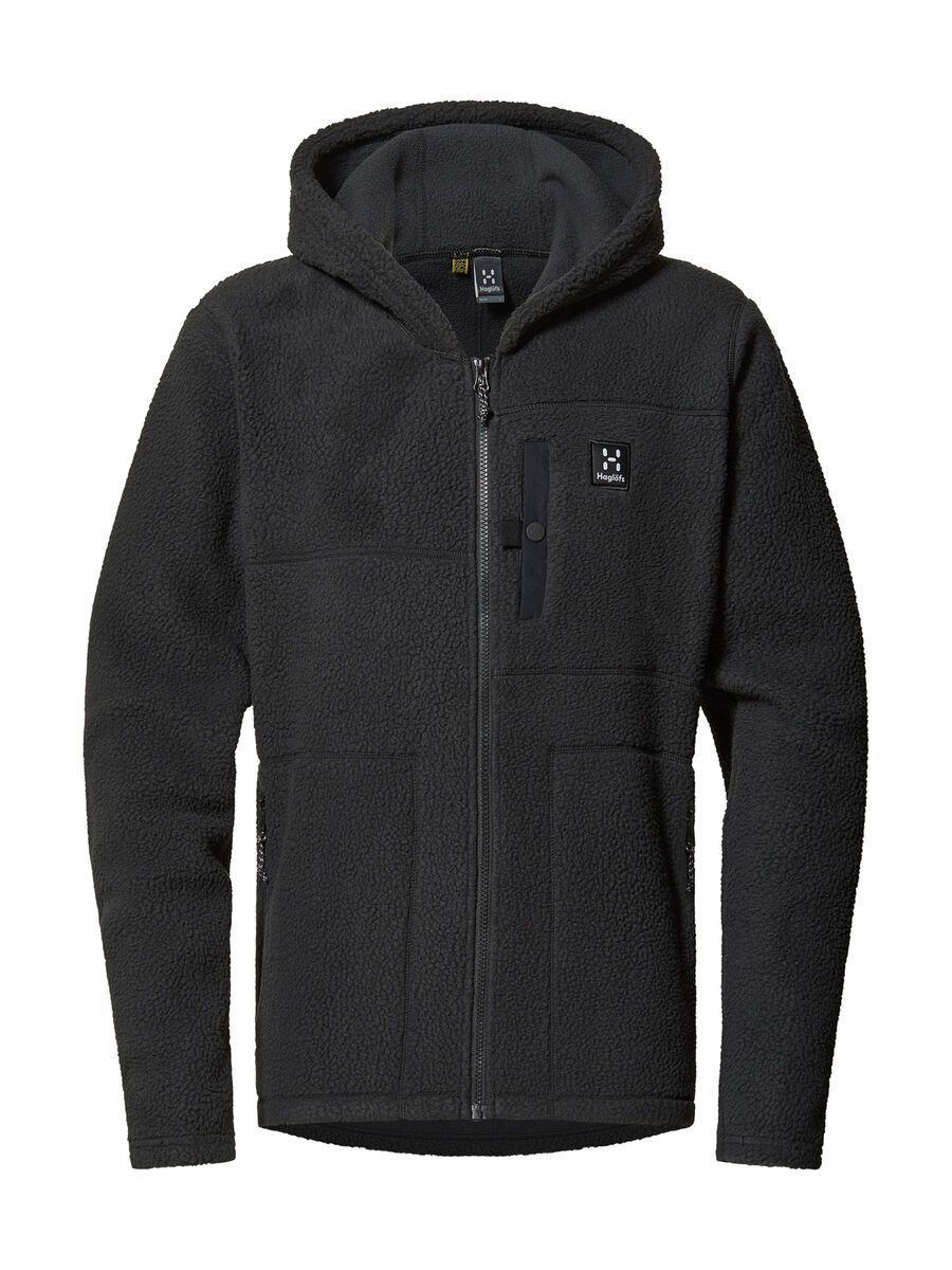 Haglöfs Malung Pile Hood Men, true black - Bild 1