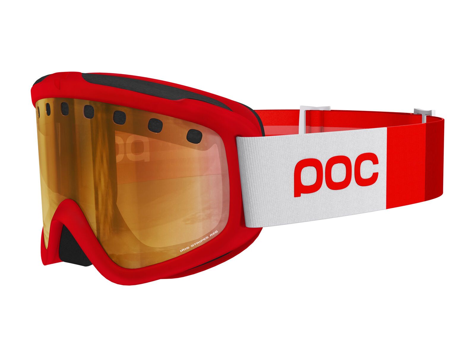POC Iris Stripes, zirconium red/Lens: pink gold mirror - Bild 1