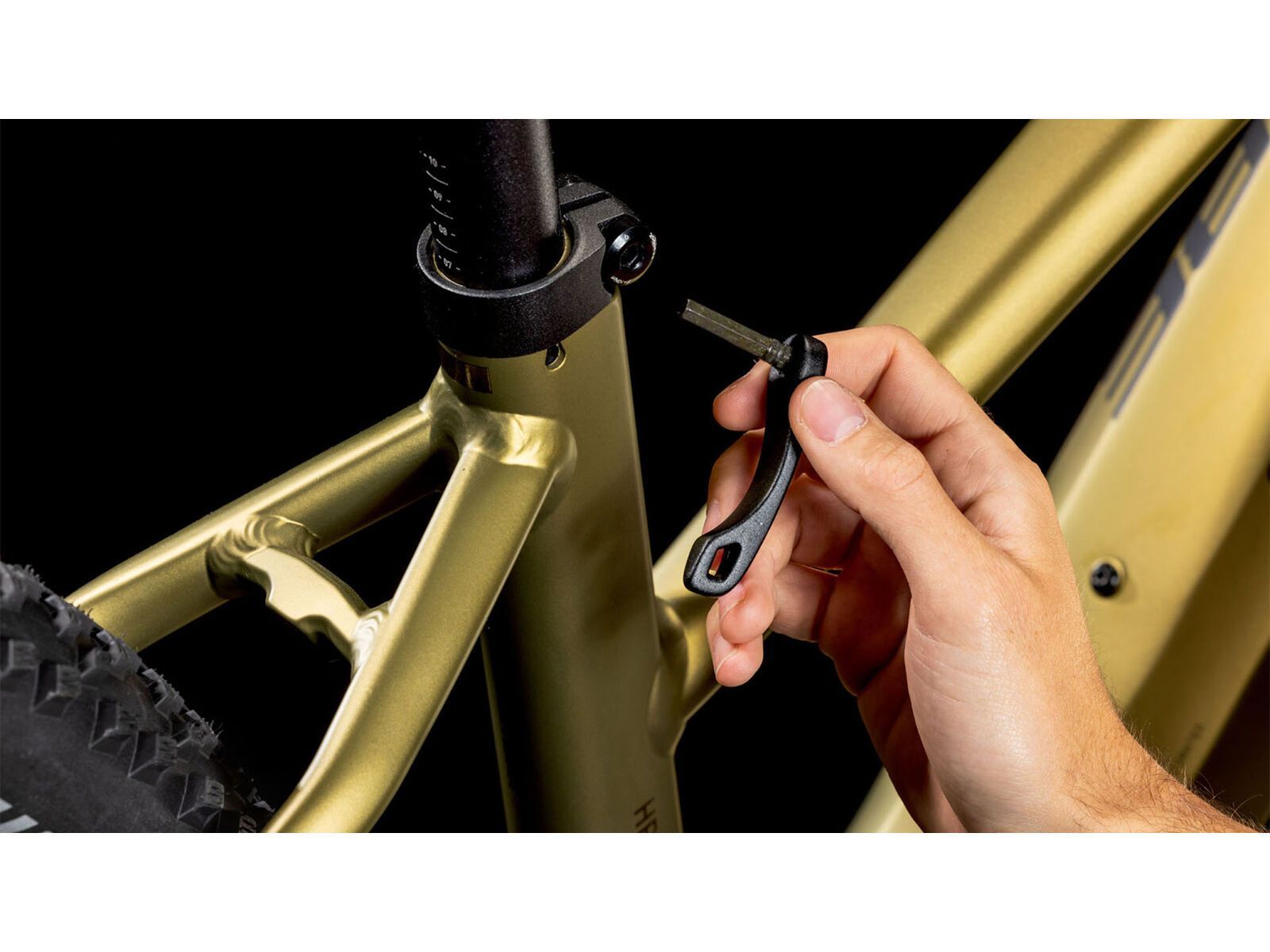 Cube Reaction Hybrid Performance 500 Trapeze 27.5, goldenlime´n´black - Bild 5