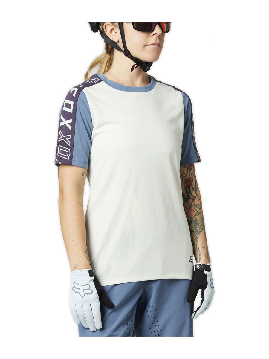 Fox Womens Ranger Drirelease SS Jersey, cloud grey - Bild 1