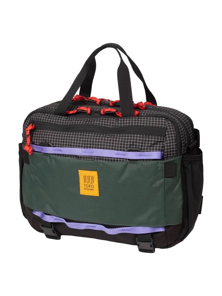 Topo Designs Mountain Cross Bag 14L, grid/very peri - Bild 1