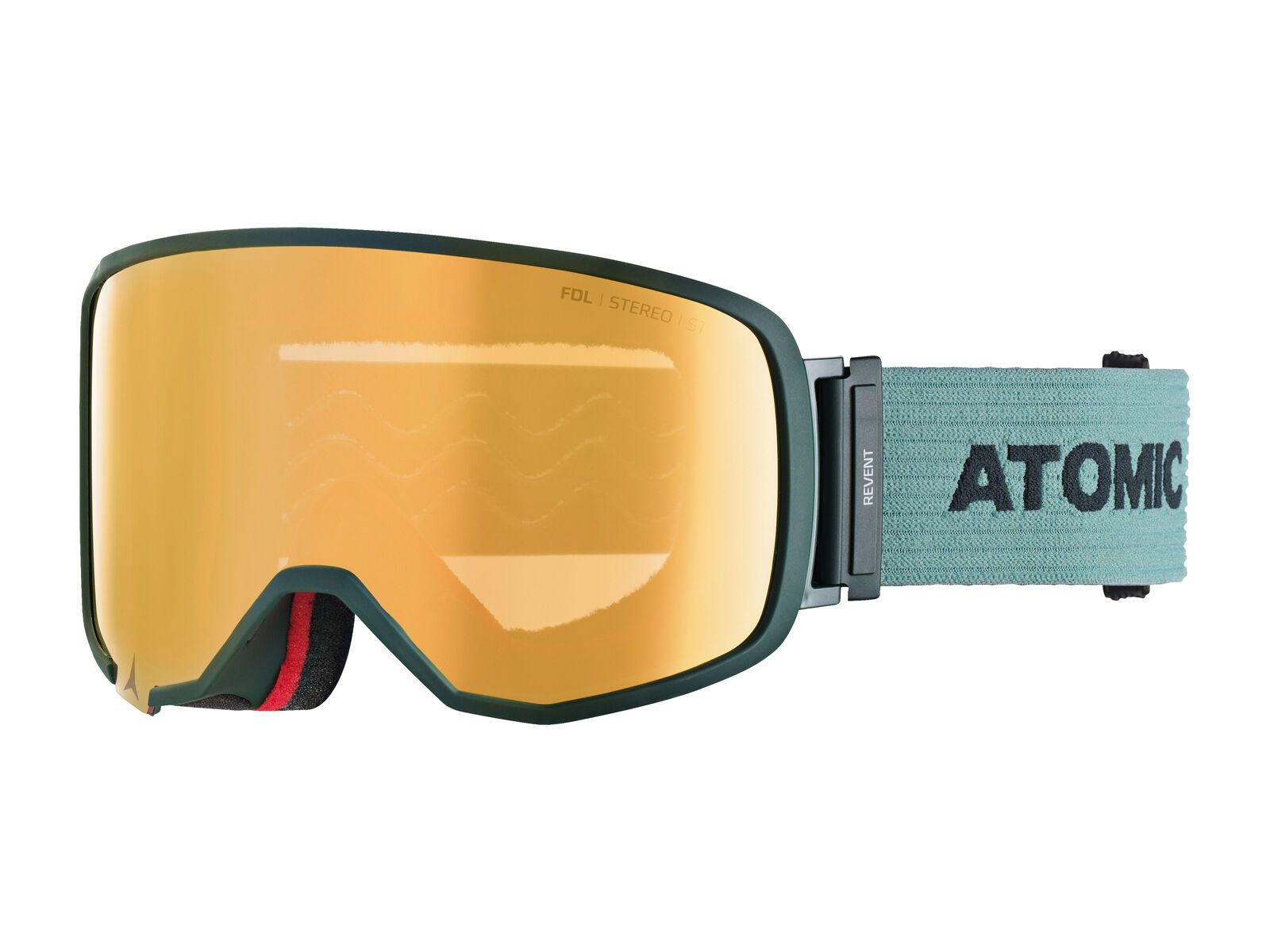 Atomic Revent L FDL Stereo, green/Lens: pink-yellow stereo - Bild 1