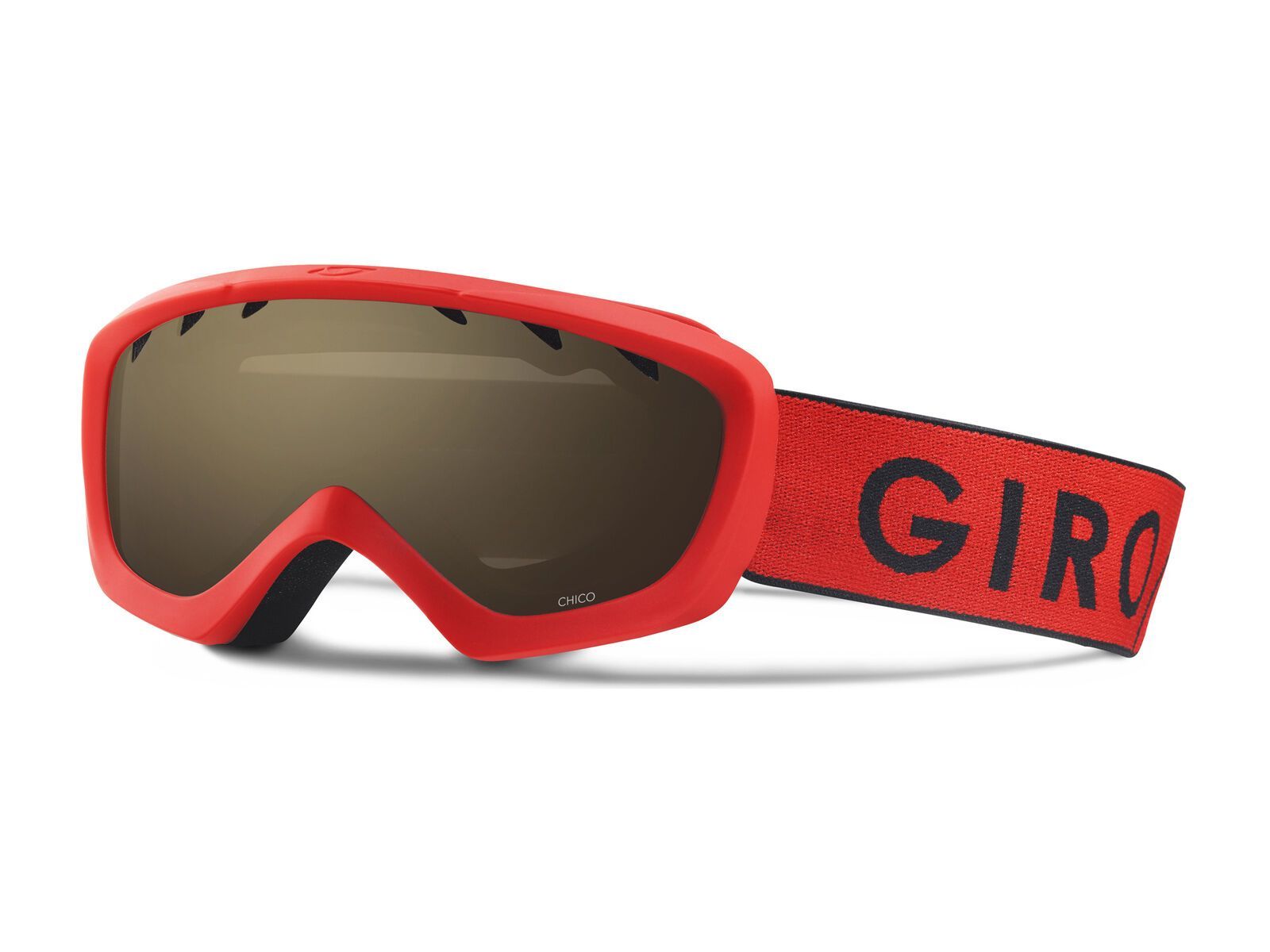 Giro Chico, red/black zoom/Lens: amber rose - Bild 1