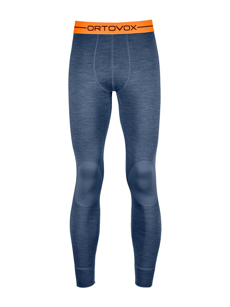 Ortovox 185 Merino Rock'n'Wool Long Pants M, night blue blend - Bild 1