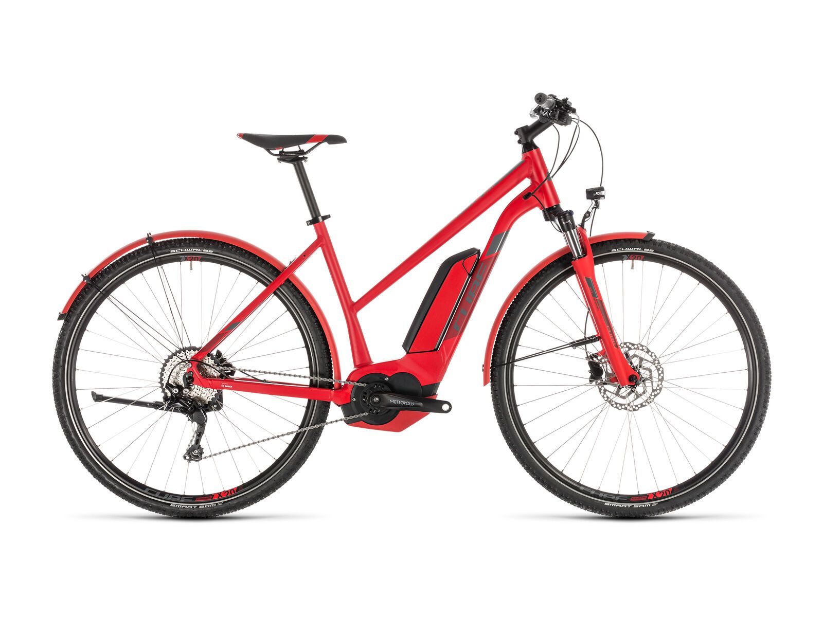 Cube Cross Hybrid Pro Allroad 400 Trapeze, red´n´grey - Bild 1