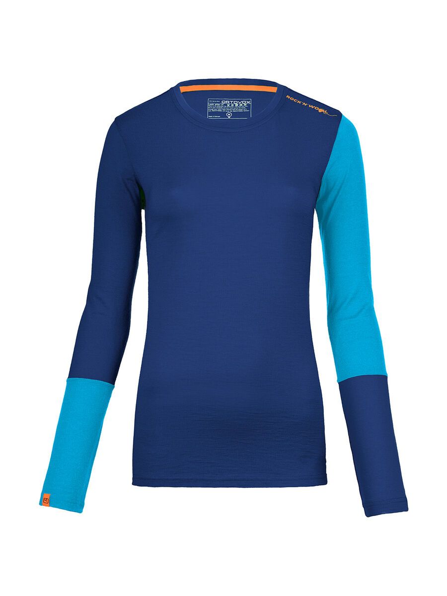 Ortovox Merino 185 R 'N' W Long Sleeve, strong blue - Bild 1