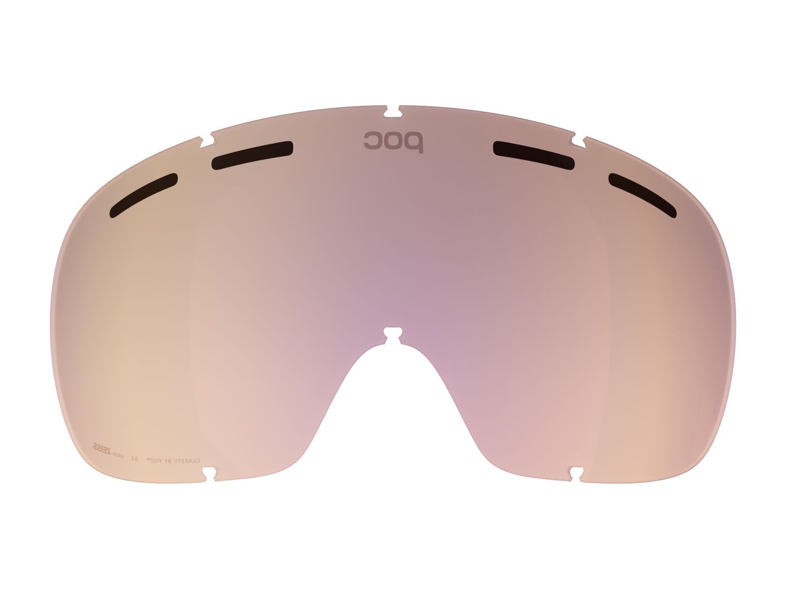 POC Fovea/Fovea Race Lens, Clarity Int./Cloudy Coral - Bild 2