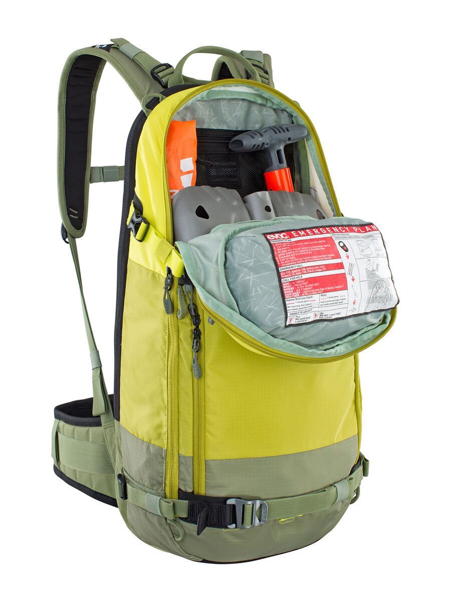 Evoc FR Pro 20l - M/L, sulphur/moss green - Bild 2