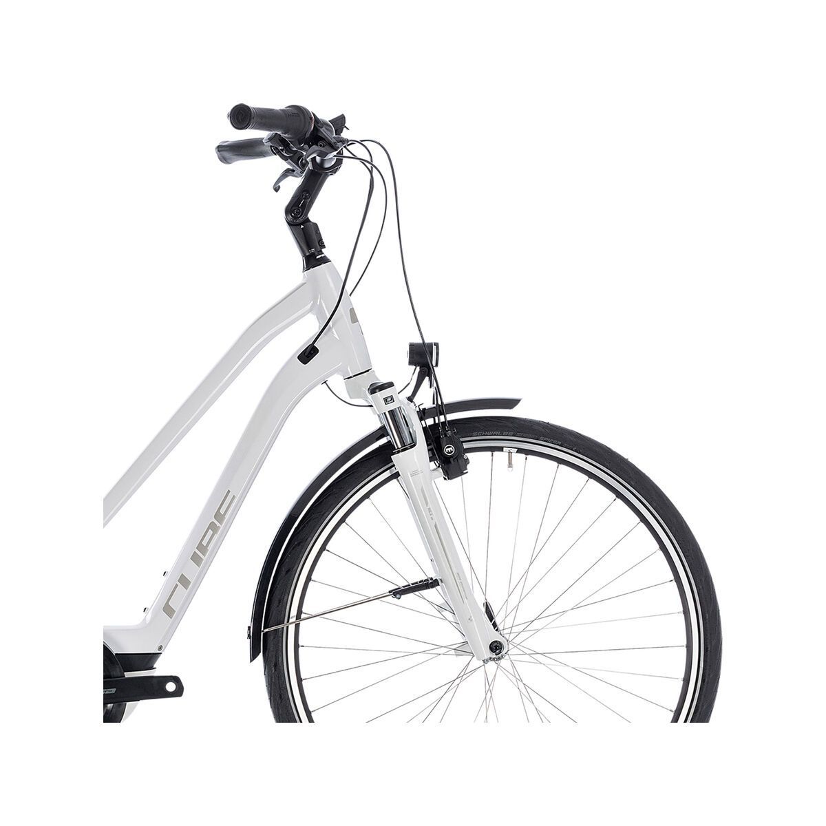Cube Town Hybrid ONE 500 Trapeze, white´n´silver - Bild 7