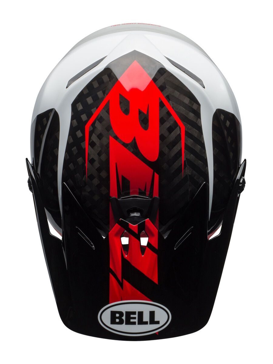 Bell Full-9, gloss white/black/hibiscus rio - Bild 6