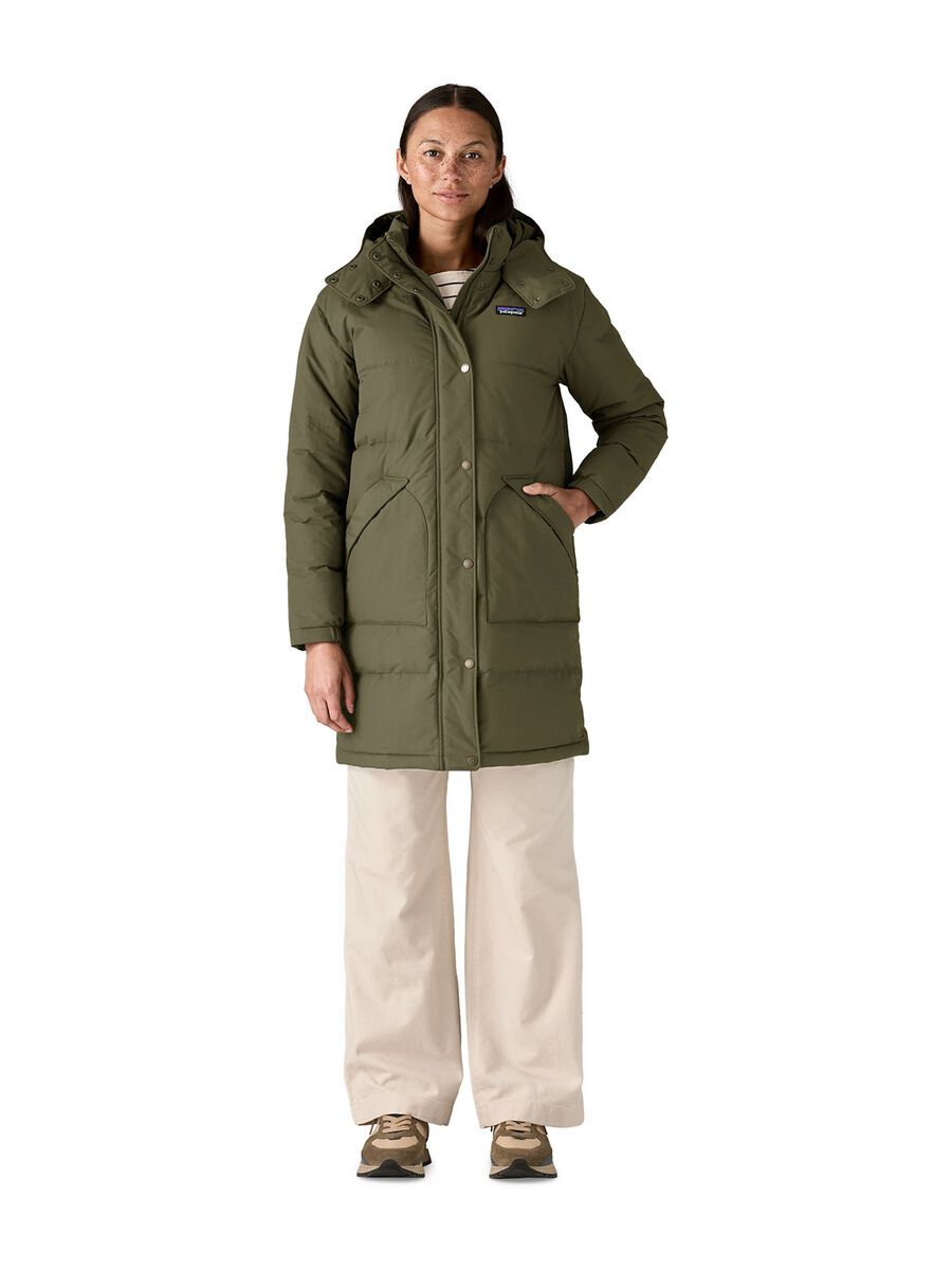 Patagonia Women's Downdrift Parka, basin green - Bild 4
