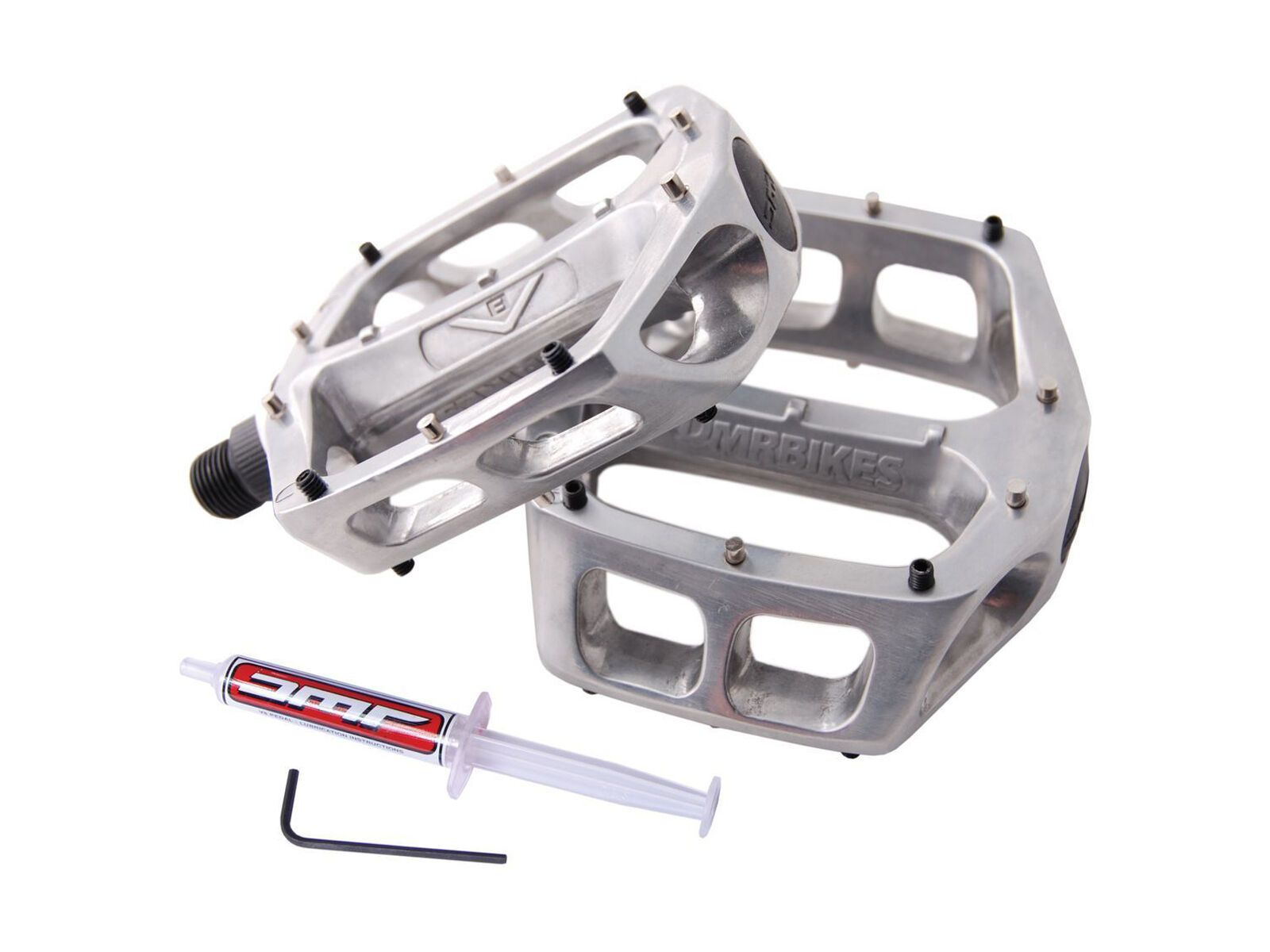 DMR V8 Classic Flat Pedal, silver - Bild 2