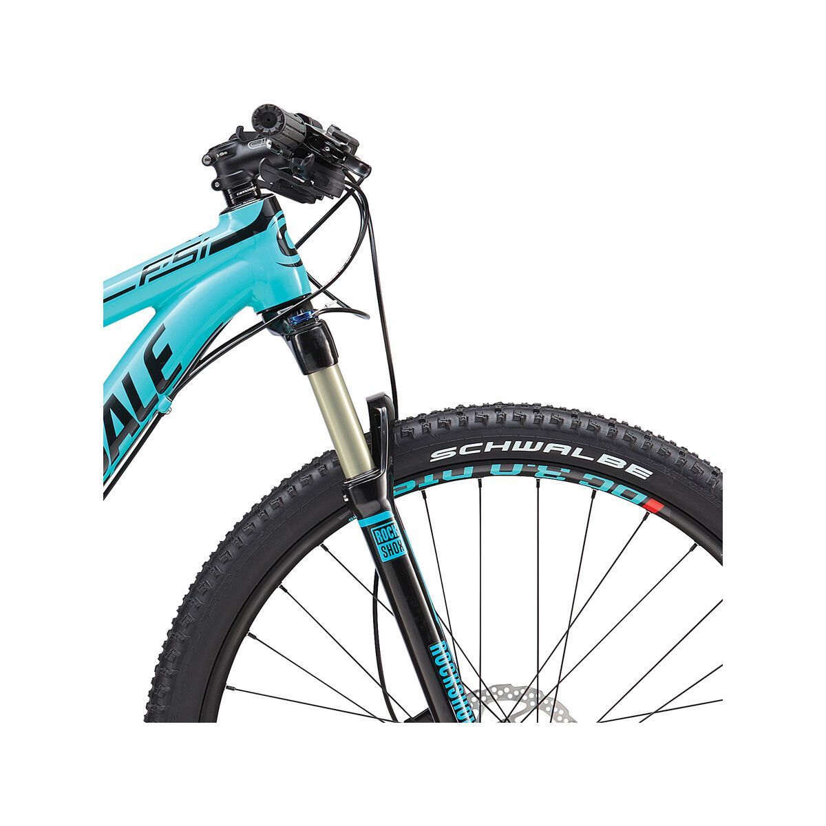 Cannondale F-SI Women's 2, turquoise w/ jet black, acid red, gloss - Bild 5