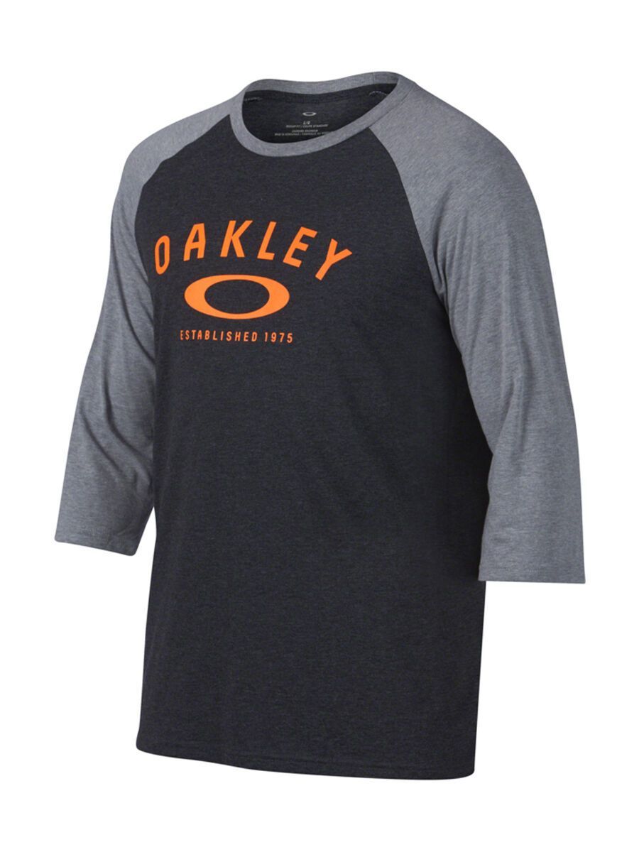 Oakley 50-Classic Raglan, blackout light heather - Bild 1