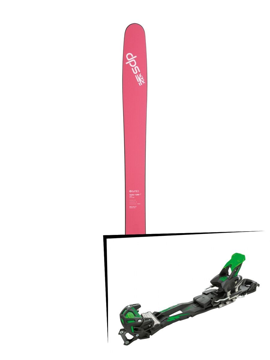 Set: DPS Skis Yvette 112 RP2 2017 + Tyrolia Adrenalin 16 (1715219S) - Bild 1