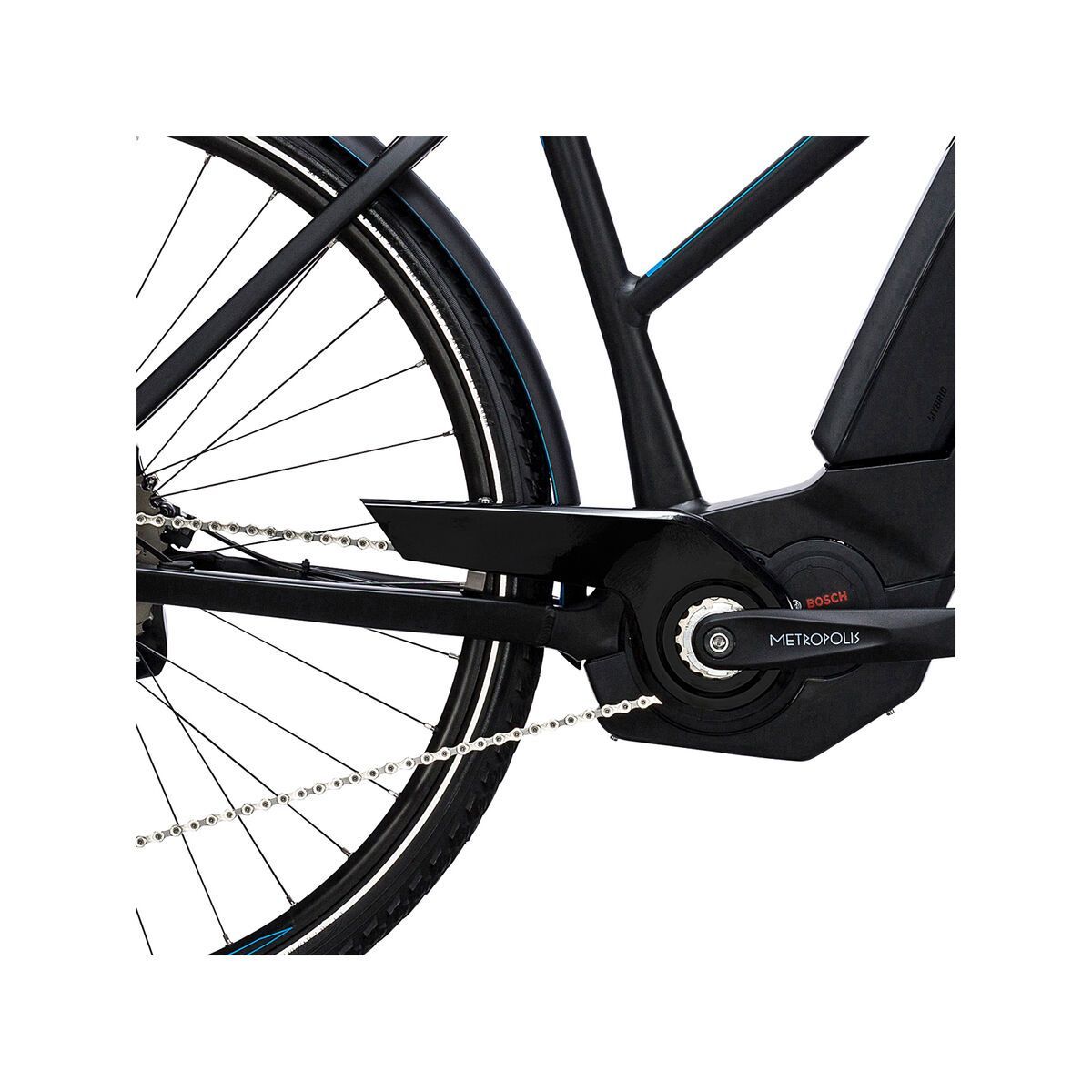 Cube Touring Hybrid SL 500 Trapeze, black´n´flashblue - Bild 3