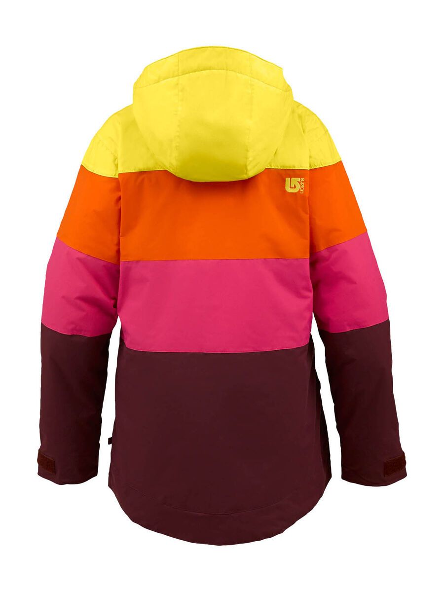 Burton Womens Eclipse Jacket, Sangria Colorblock - Bild 2