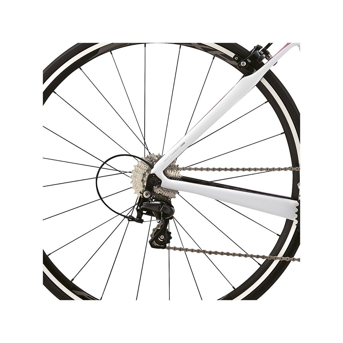 Specialized Alias Sport Tri, Gloss Carbon/White/Pink - Bild 4