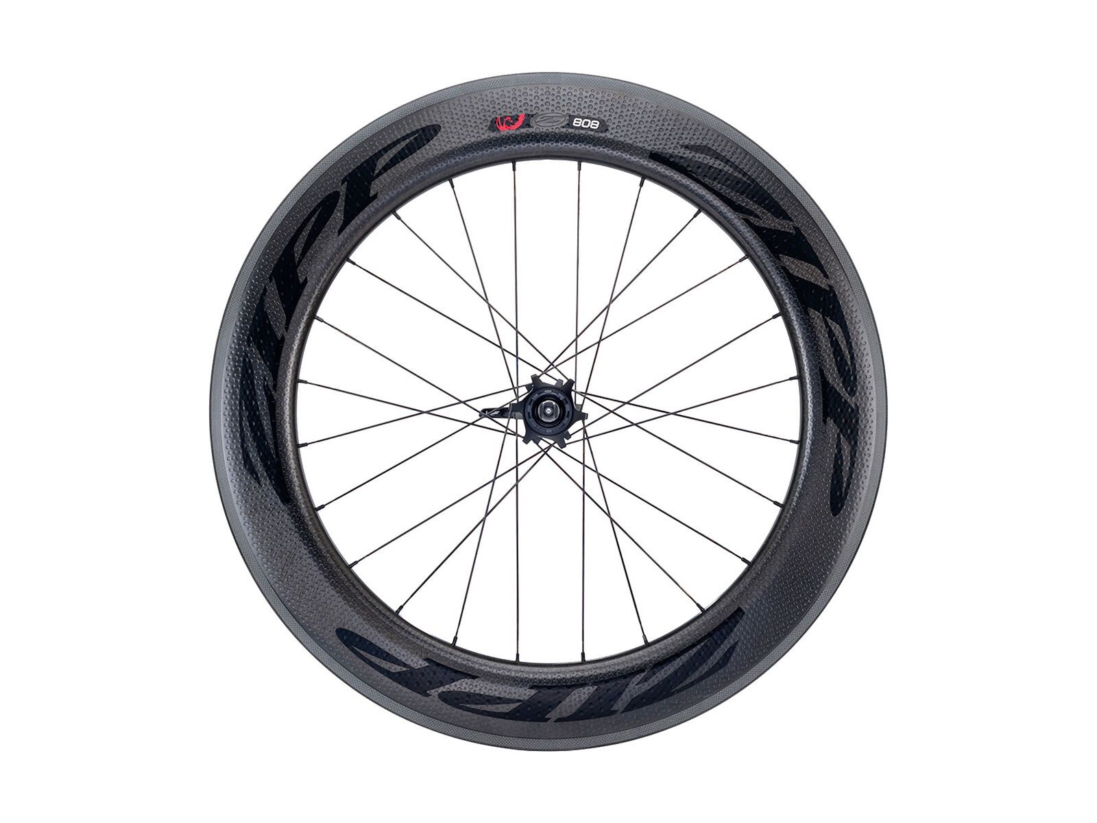 Zipp 808 Firecrest Carbon Clincher, schwarz / schwarze Aufkleber - Bild 2