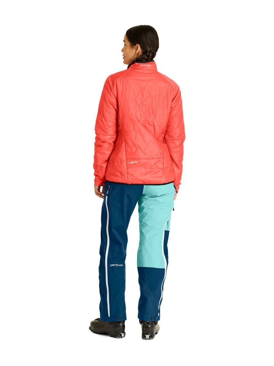 Ortovox Swisswool Piz Vial Jacket W, coral - Bild 4