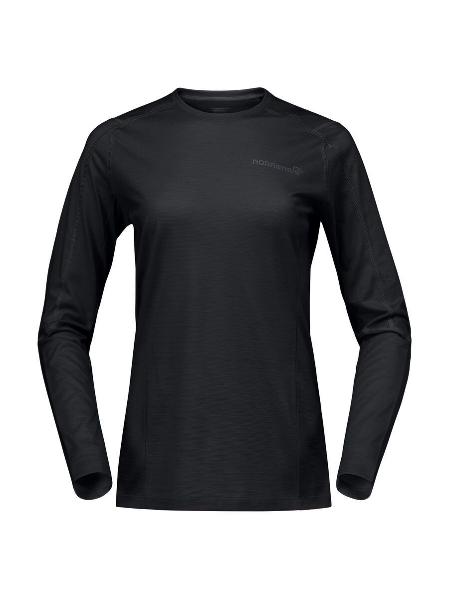 Norrona falketind equaliserUll Long Sleeve W's, caviar black - Bild 1