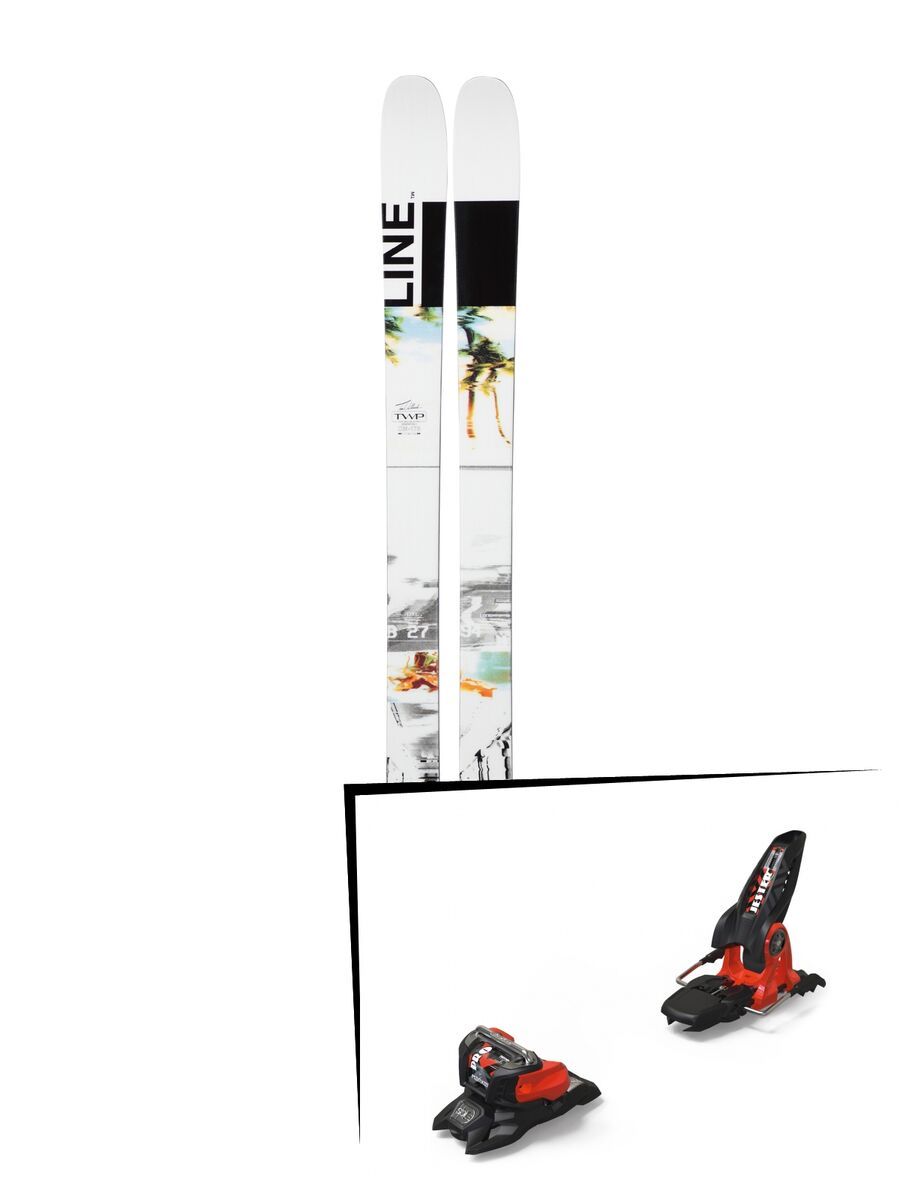 Set: Line Tom Wallisch Pro 2019 + Marker Jester 18 Pro ID black/flo-red - Bild 1
