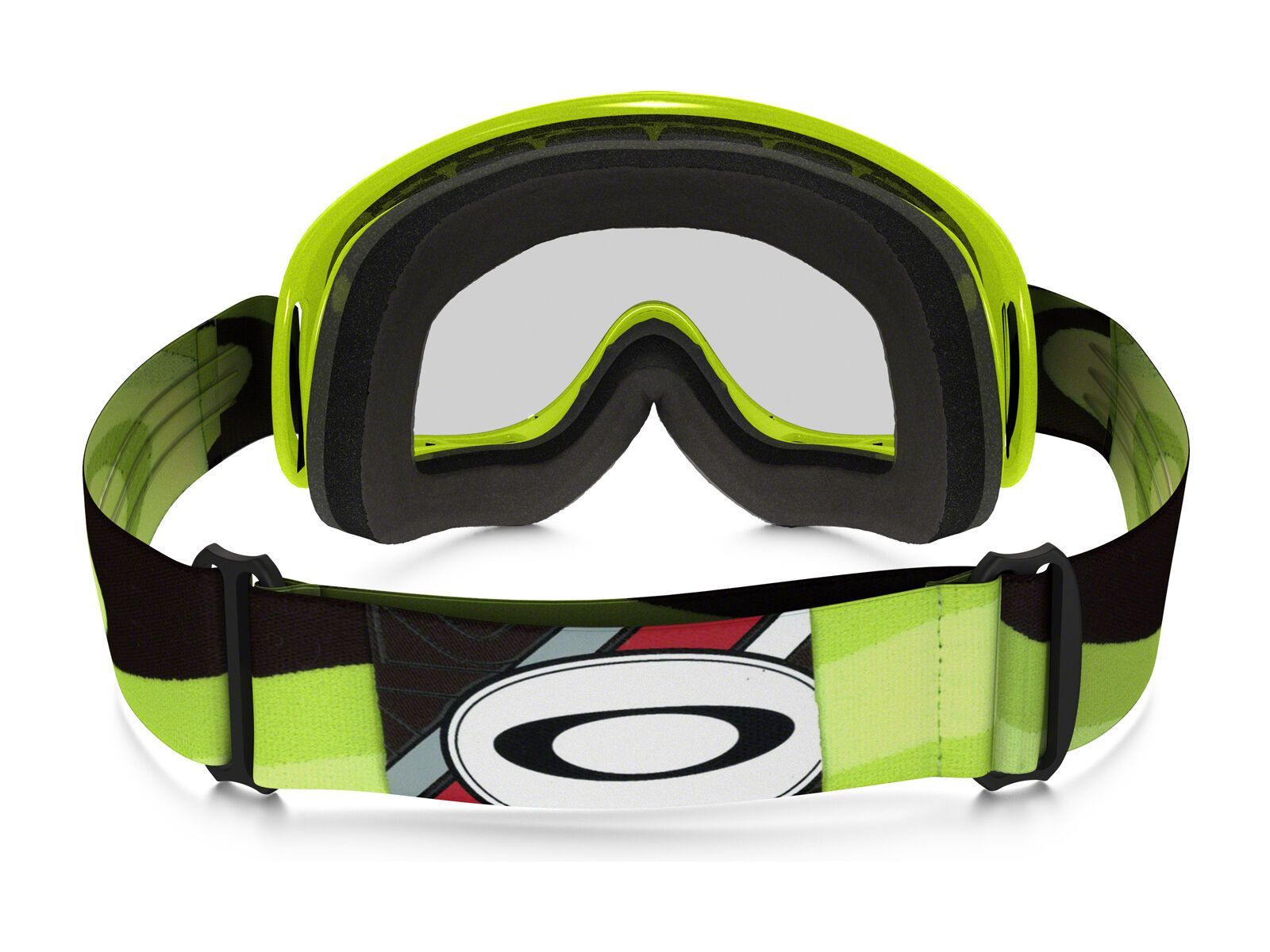 Oakley XS O Frame MX, heritage racer green/Lens: clear - Bild 3