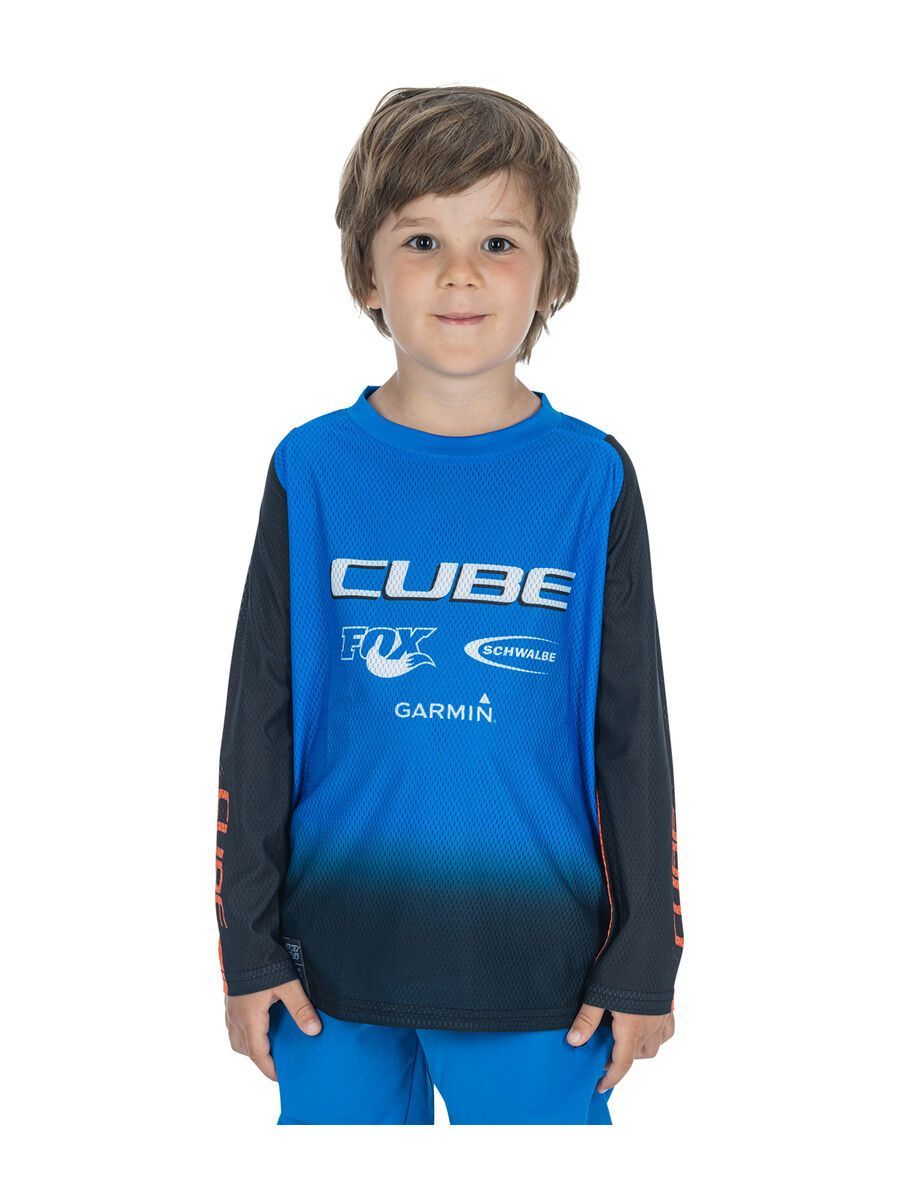 Cube Vertex Trikot Rookie langarm X Actionteam, black´n´blue - Bild 2