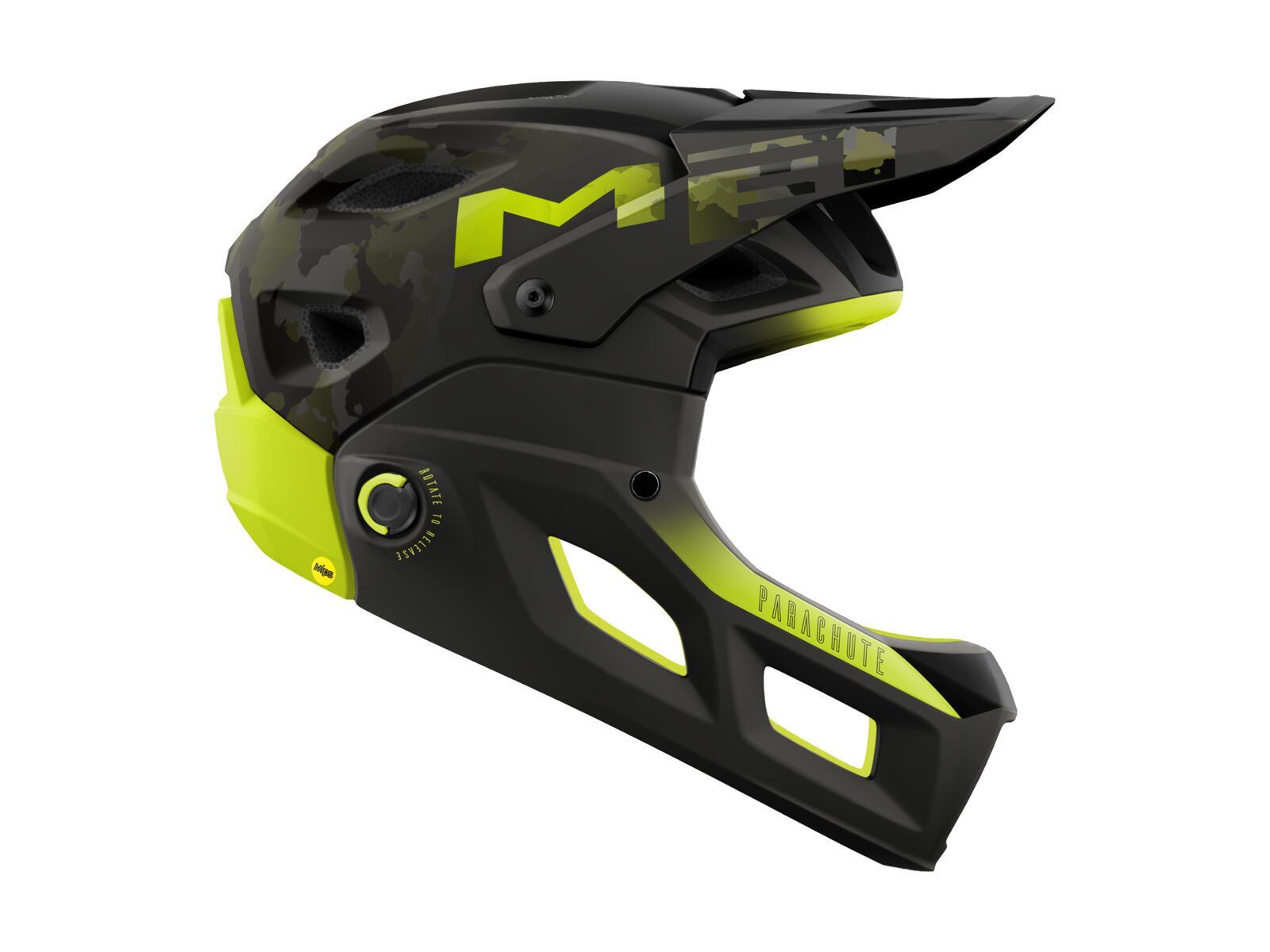 MET Parachute MCR MIPS, camo lime green/matt glossy - Bild 3