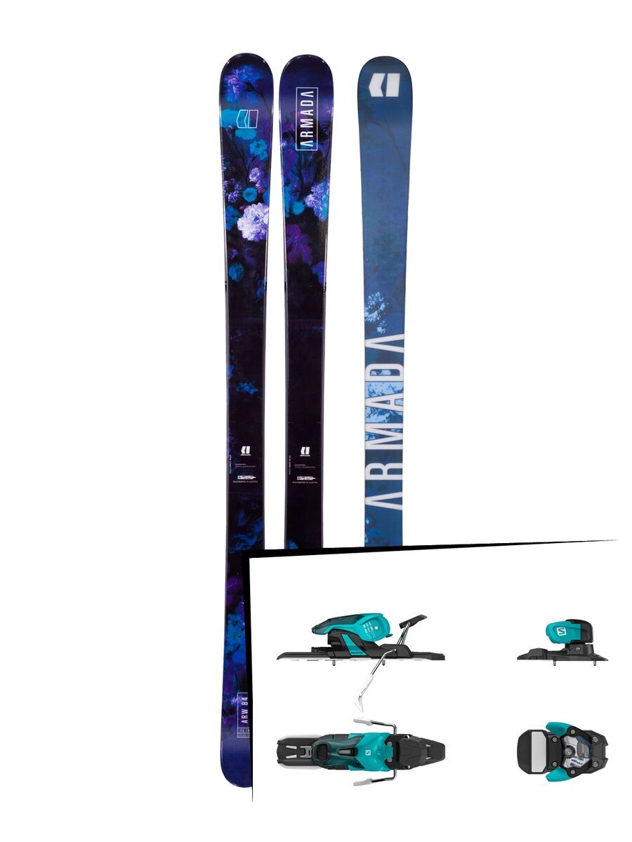 Set: Armada Arw 84 2018 + Salomon Warden 11 turquoise/black - Bild 1