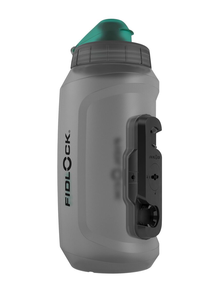 Fidlock Twist Single Bottle 750 Antibacterial, transparent black/light green - Bild 1