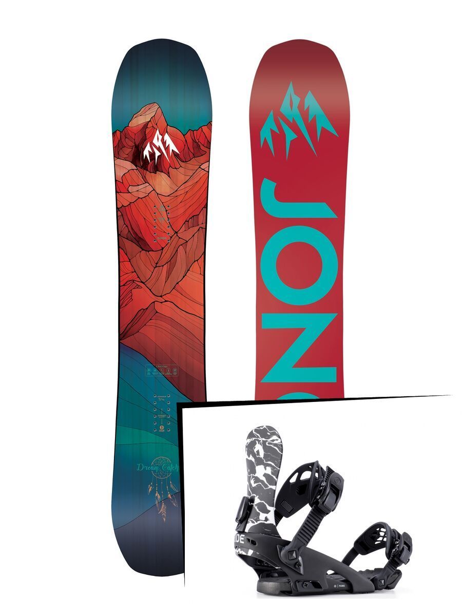 Set: Jones Dream Catcher 2019 + Ride Fame black marble - Bild 1