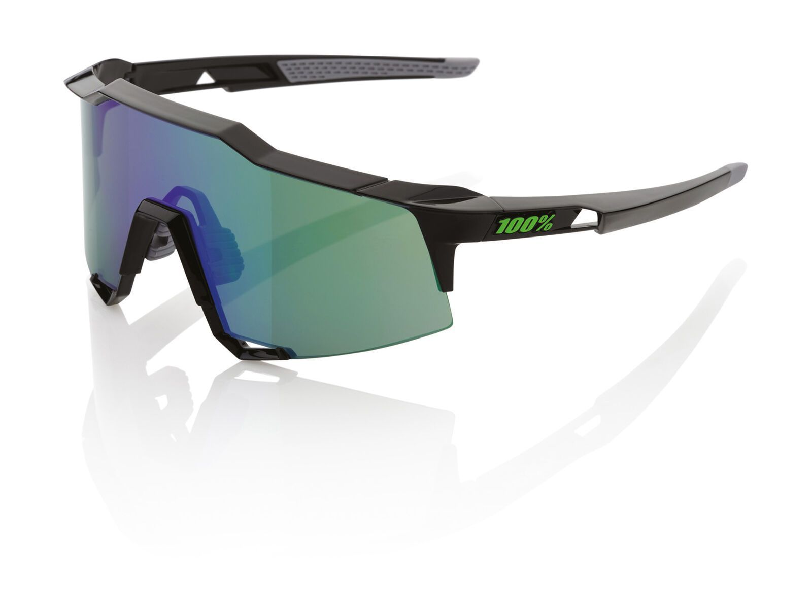 100% Speedcraft, black/Lens: mirror - Bild 1