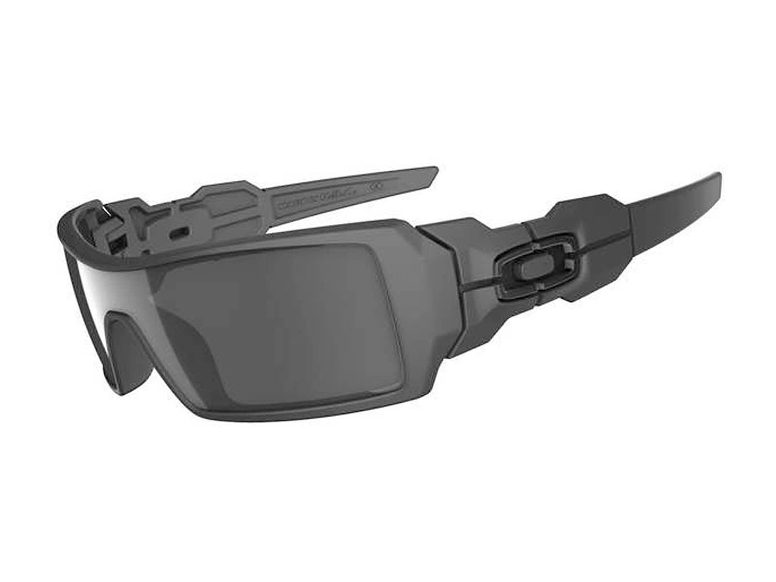 Oakley Oil Rig, Matte Black/Black Iridium - Bild 1