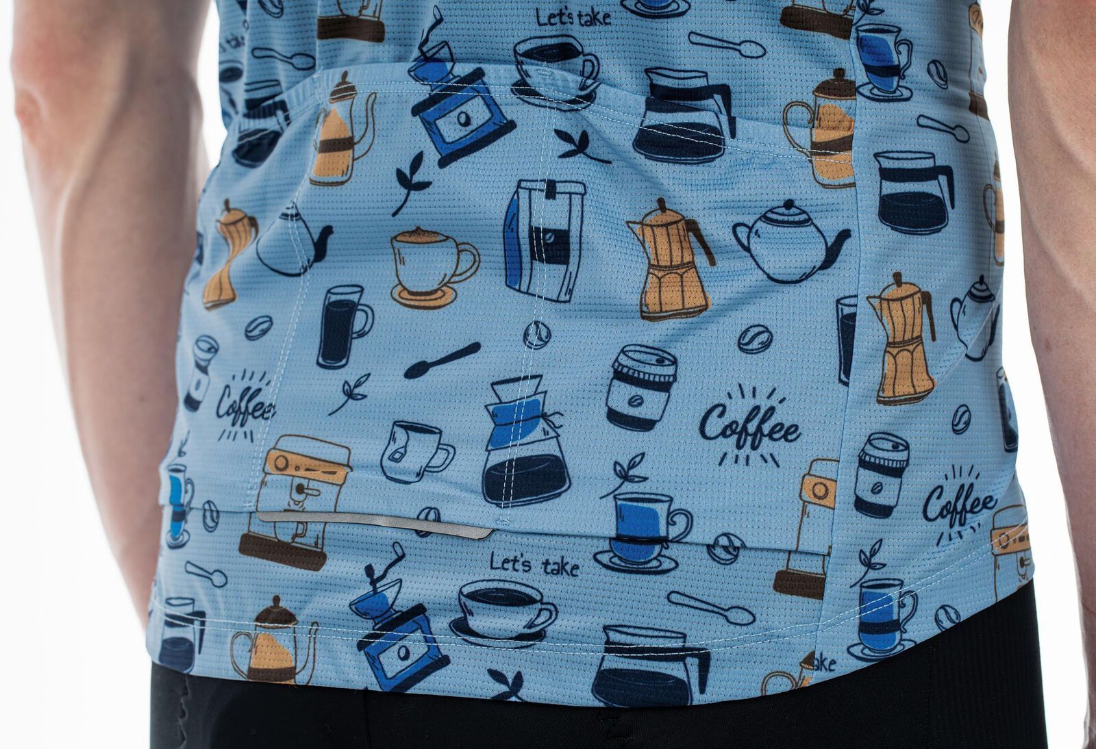 Cube Blackline Trikot CMPT kurzarm, blue - Bild 5