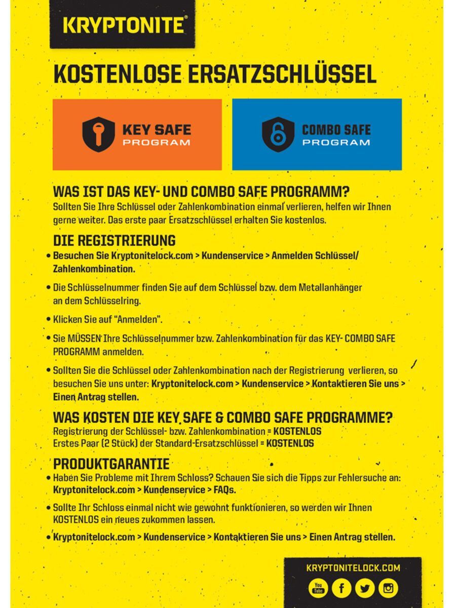 Kryptonite KryptoLok Combo U-Lock, grey - Bild 7