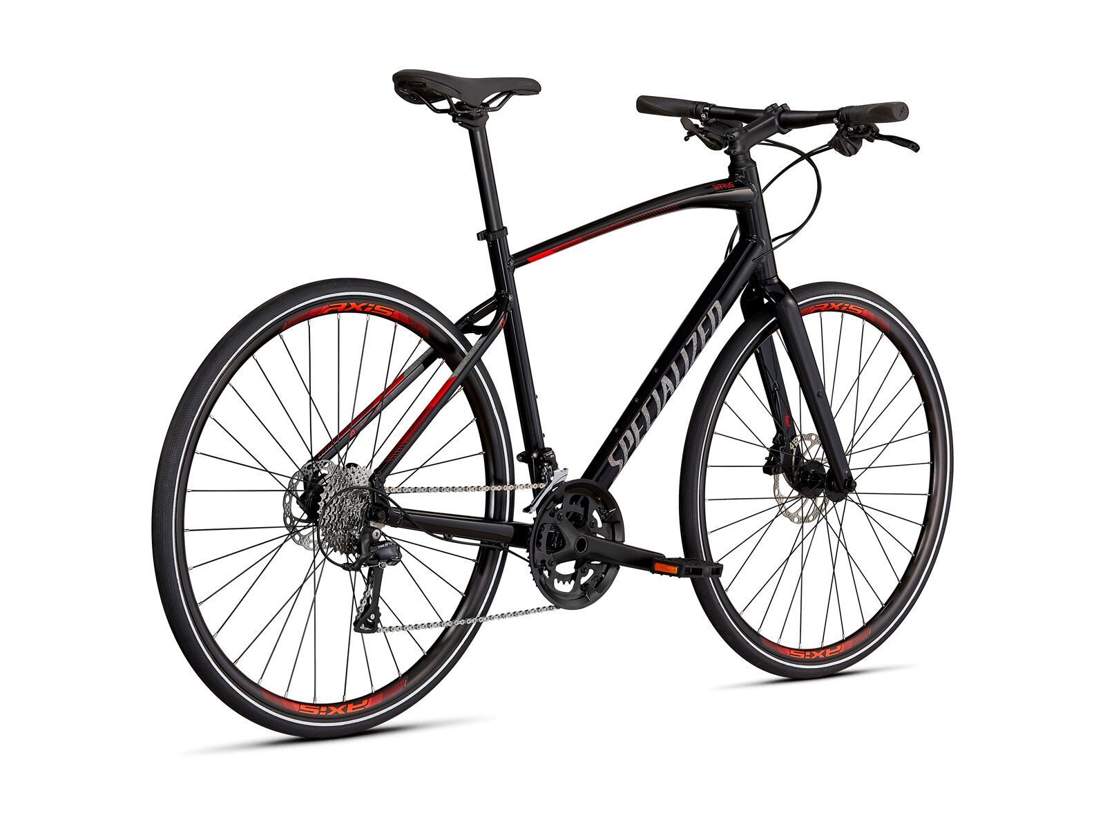 Specialized Sirrus 3.0, gloss cast black/rocket red/satin black reflective - Bild 3