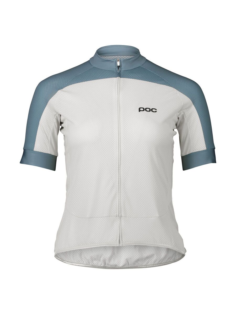 POC W's Essential Road Logo Jersey okenite off-white/calcite blue L PC533008790LRG1